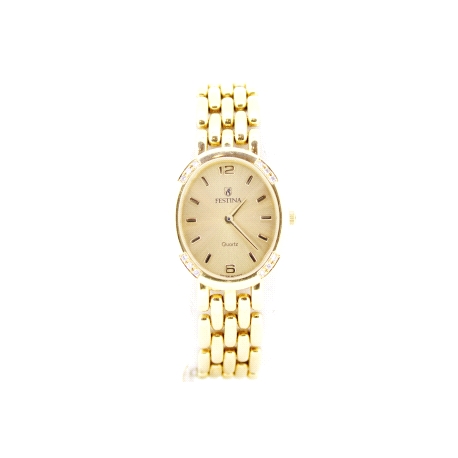 RELOJ FESTINA MUJER EN ORO CON DIAMANTES