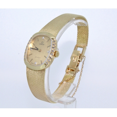 RELOJ OMEGA EN ORO CON BRILLANTES