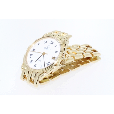 RELOJ OMEGA DE CABALLERO EN ORO DE 18KT