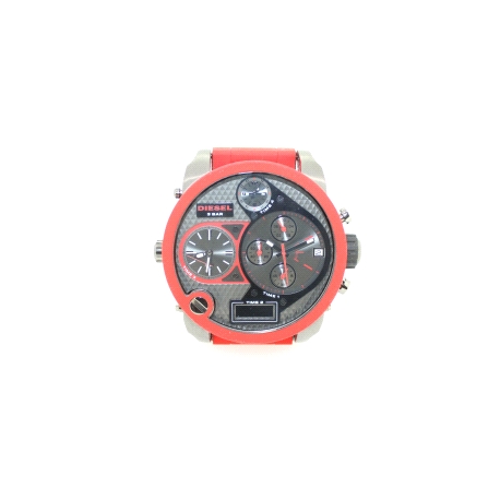 RELOJ DIESEL ROJO CON 3 ESFERAS