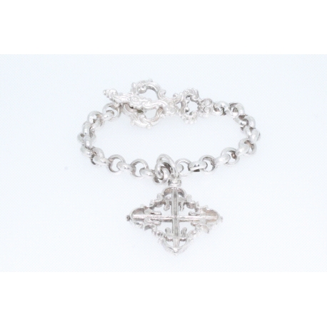 PULSERA ANTIGUA EN PLATA DE 925ML