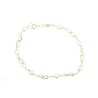 PULSERA EN ORO CON PERLAS