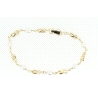 PULSERA EN ORO DE 18KT CON PERLAS