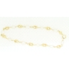 PULSERA EN ORO DE 18KT CON PERLAS