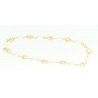 PULSERA EN ORO DE 18KT CON PERLAS