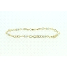 PULSERA FORZADA EN ORO CON PERLAS