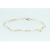 PULSERA EN ORO DE 18KT CON PERLAS