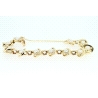 PULSERA EN ORO CON PERLAS DE 6,8MM.