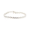 PULSERA CHATON EN ORO BLANCO CON 3.6 CT EN DIAMANTES