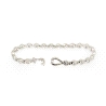 PULSERA CHATON EN ORO BLANCO CON 3.6 CT EN DIAMANTES