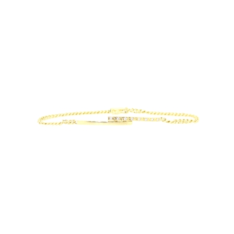 PULSERA EN ORO CON 0,15CT EN BRILLANTES