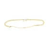 PULSERA EN ORO CON 0,15CT EN BRILLANTES