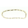 PULSERA EN ORO CON BRILLANTES Y AMBAR