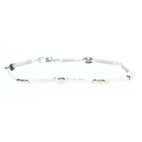 PULSERA EN ORO CON 0,20CT EN BRILLANTES