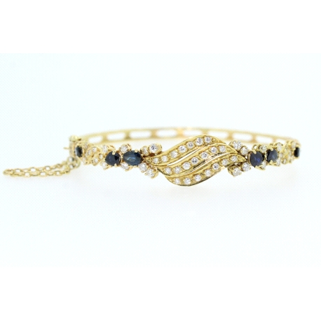 PULSERA EN ORO CON 1,8CT EN BRILLANTES