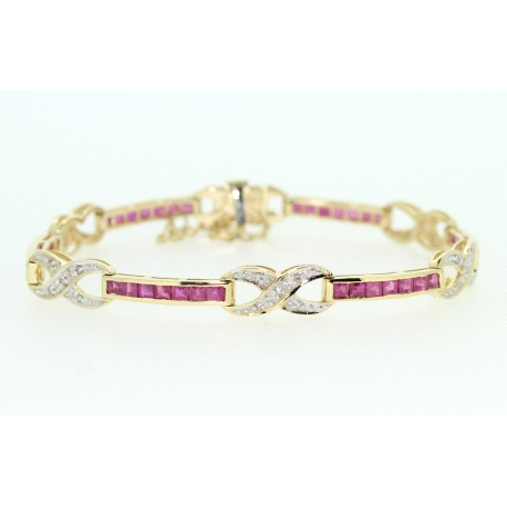 PULSERA CON 0,20CT EN BRILLANTES