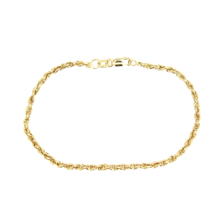 PULSERA CORDON EN ORO DE 18 KT