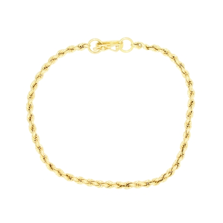 PULSERA CORDON EN ORO DE 18 KT