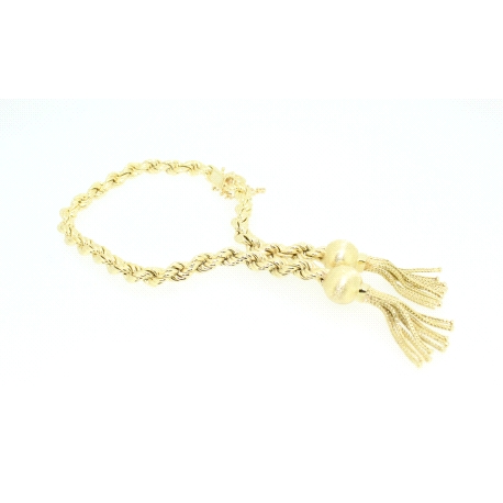 PULSERA CORDON EN ORO DE 18KT