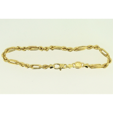 PULSERA CORDON EN ORO DE 18KT