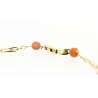 PULSERA EN ORO DE 18KT CON CORALES