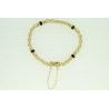 PULSERA EN ORO DE 18KT CON ZAFIROS