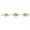 PULSERA EN ORO DE 18KT CON CIRCONITAS