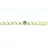 PULSERA BARBADA CON 0,80CT EN ESMERALDAS