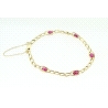 PULSERA EN ORO CON RUBIES