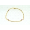 PULSERA EN ORO DE 18KT CON RUBIES