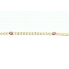 PULSERA EN ORO DE 18KT CON RUBIES