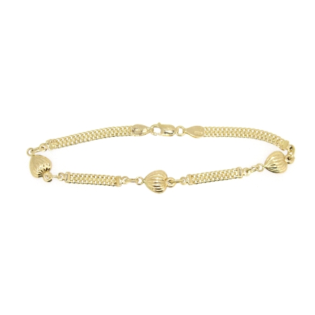 PULSERA DE DISEÑO EN ORO DE 18 KT