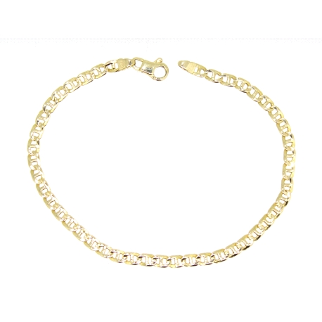 PULSERA MODELO ANCLA EN ORO DE 18 KT