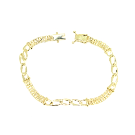 PULSERA DE DISEÑO EN ORO DE 18 KT