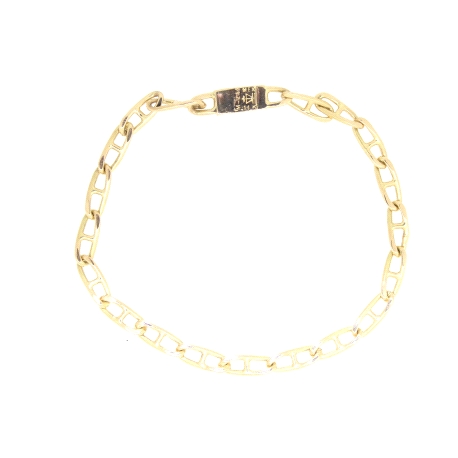 PULSERA  MODELO ANCLA EN ORO DE 14KT