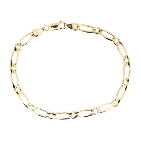 PULSERA BILBAO-BARBADA EN ORO DE 14KT