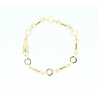 PULSERA DE DISEÑO EN ORO DE 18 KT