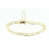 PULSERA ESLABON 3+1 EN ORO DE 18KT