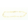 PULSERA ESLABON ESTRIBO EN ORO DE 18KT