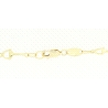 PULSERA ESLABON ESTRIBO EN ORO DE 18KT