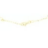 PULSERA CON FLORES EN ORO DE 18KT