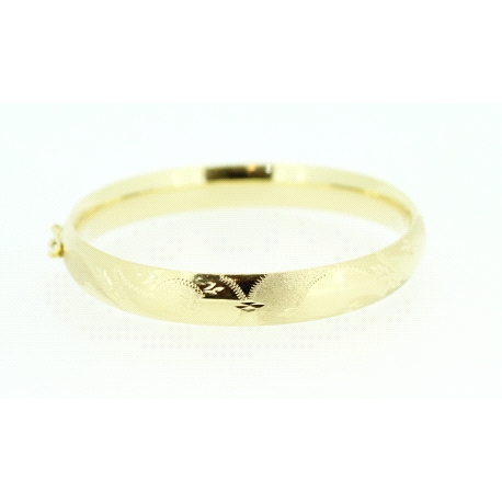 PULSERA RIGIDA EN ORO DE 18KT