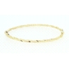 PULSERA RIGIDA ESPIRAL EN ORO DE 18KT