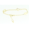 PULSERA CON FIGURAS EN ORO DE 18KT