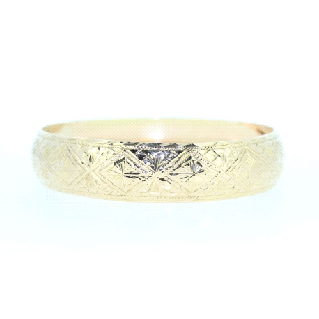 BRAZALETE LABRADO EN ORO DE 18KT