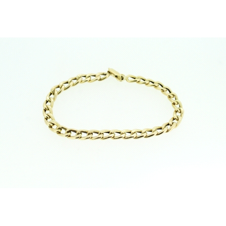 PULSERA MODELO BARBADA EN ORO DE 18KT