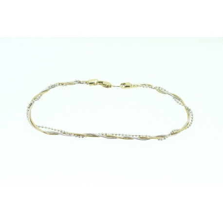 PULSERA EN DOS OROS DE 18KT