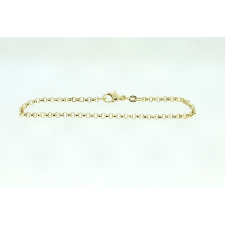 PULSERA MODELO BAULETA EN ORO DE 18KT