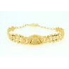 PULSERA ARTESANAL EN ORO DE 22KT