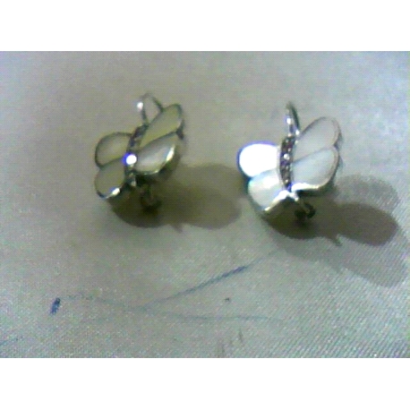 PENDIENTES EN PLATA CON NACAR